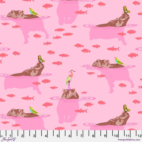 Tula Pink - Everglow - My Hippos Don't Lie - Nova
